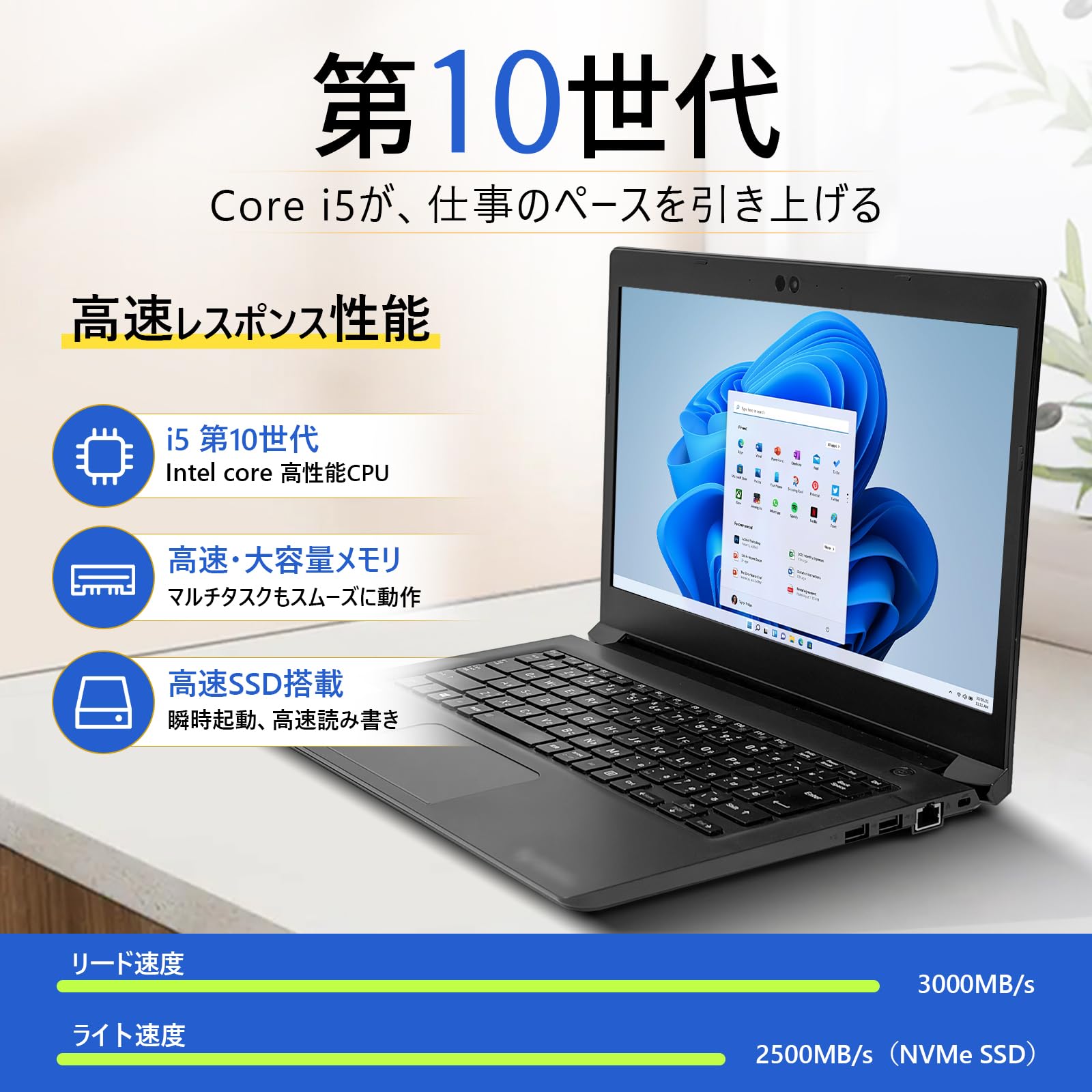Amazon.co.jp: 【整備済み品】中古 ノートパソコン 超軽量 薄型ノート